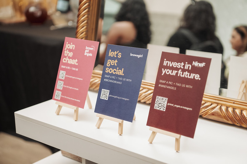 Pitch the Collective event signage